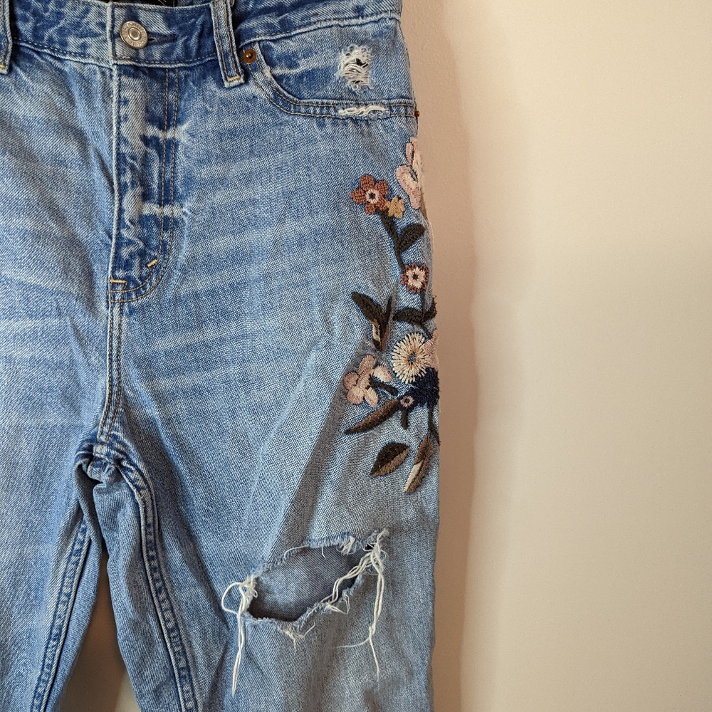 Abercrombie & Fitch Light Blue High Rise Jeans - Picture 5 of 9